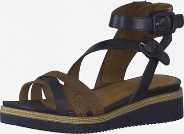 TAMARIS Sandalen met riem in Blauw: voorkant