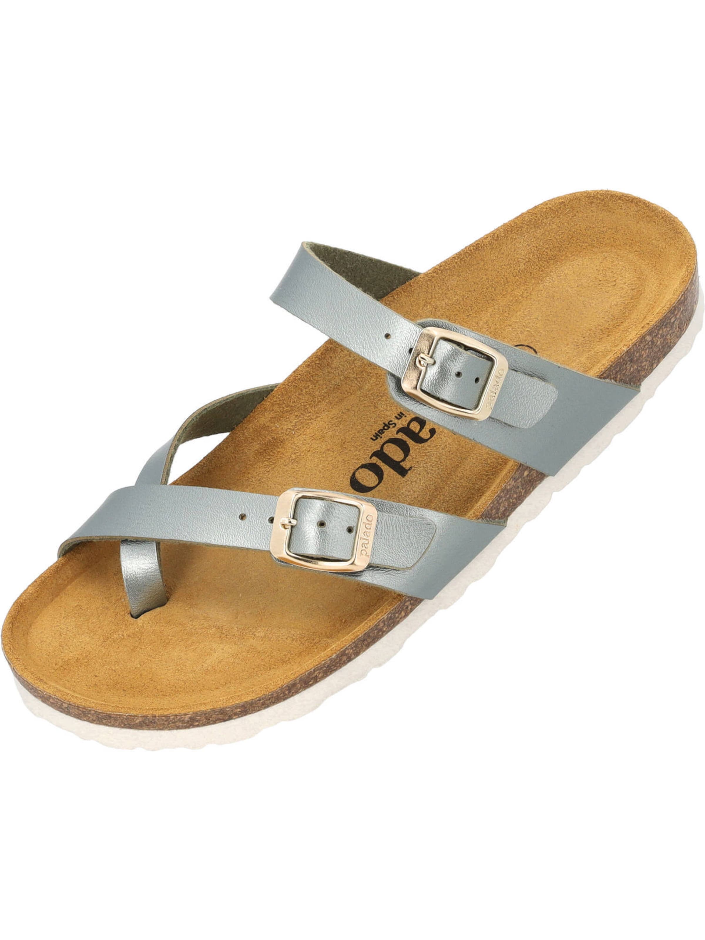 Infradito 'Cres' di Palado in verde: frontale