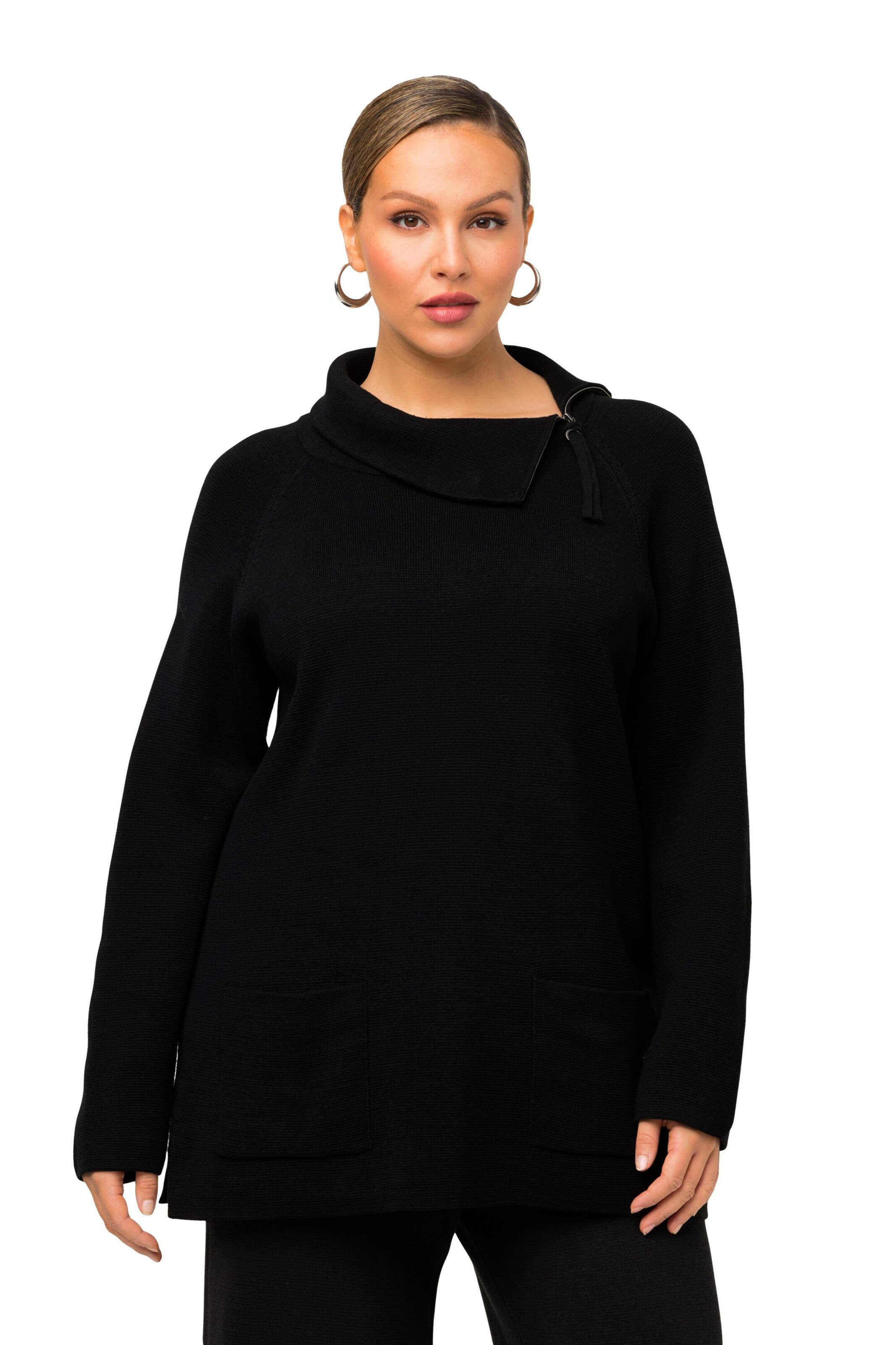 Ulla Popken Pullover in Schwarz