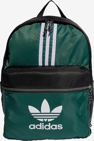 ADIDAS ORIGINALS Backpack 'Adicolor Archive' in Green: front