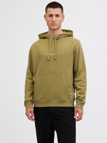 JACK & JONES Μπλούζα φούτερ 'JORNORREBRO' σε πράσινο: μπροστά