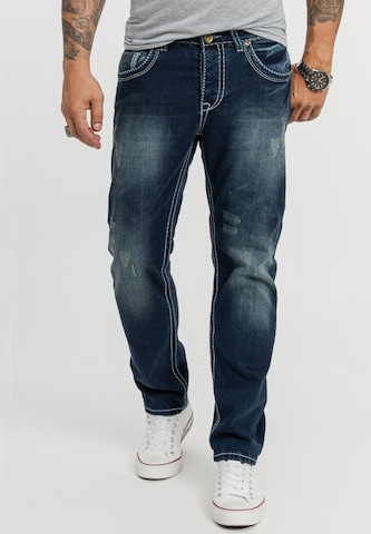 Rock Creek Loose fit Jeans in Blue: front