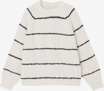 Pull&Bear Pullover in Beige: predná strana