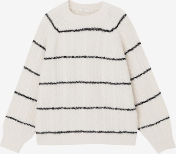 Pull&Bear Pullover i beige: forside