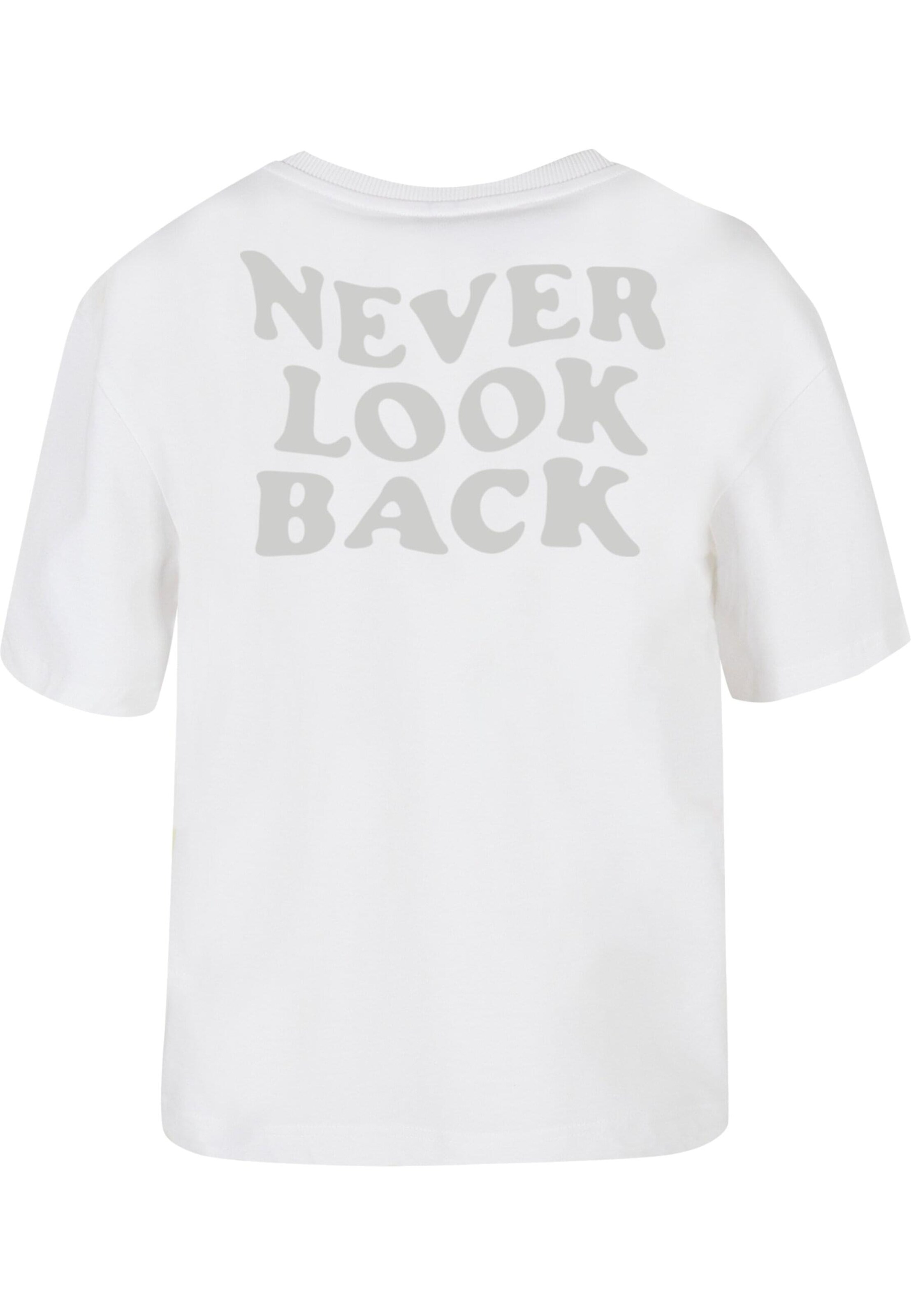 Miss Tee Póló 'Never Look Back' - fehér
