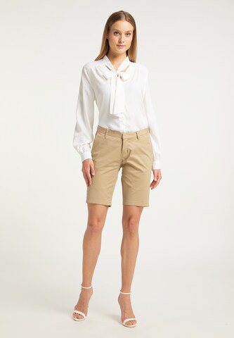 DreiMaster Klassik Regular Broek in Beige