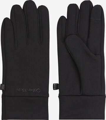 Calvin Klein Prstové rukavice – černá