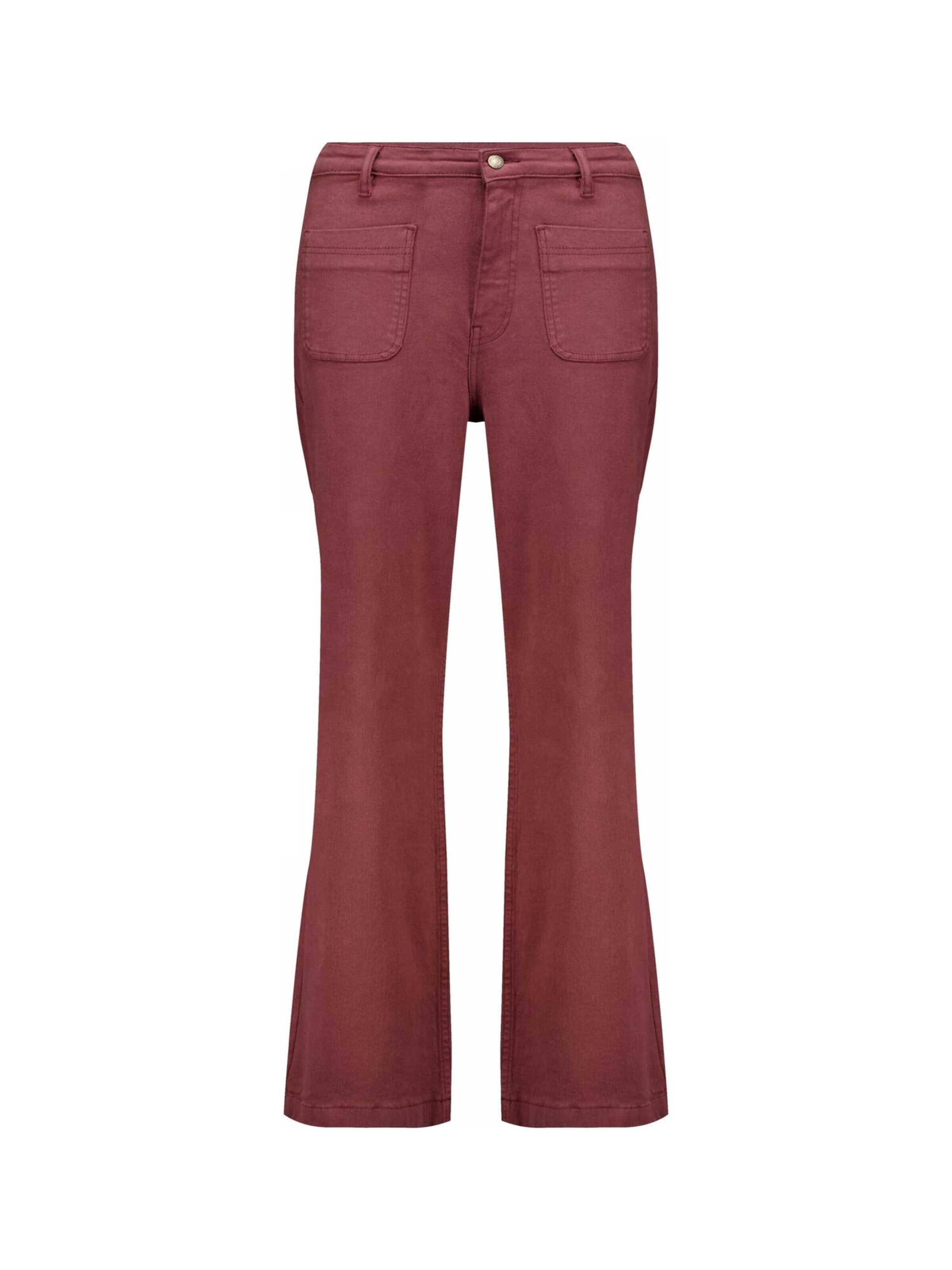 Deeluxe Flared Jeans 'Lizette' in Red: front