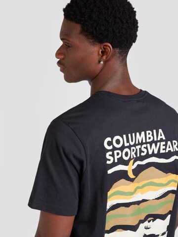 COLUMBIA Funkční tričko 'Explorers Canyon' – černá
