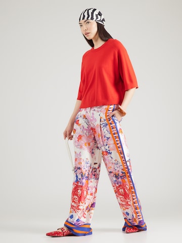 miss goodlife - Pierna ancha Pantalón en blanco