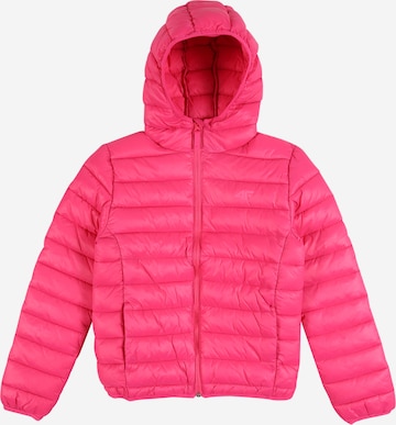 Veste outdoor 4F en rose : devant