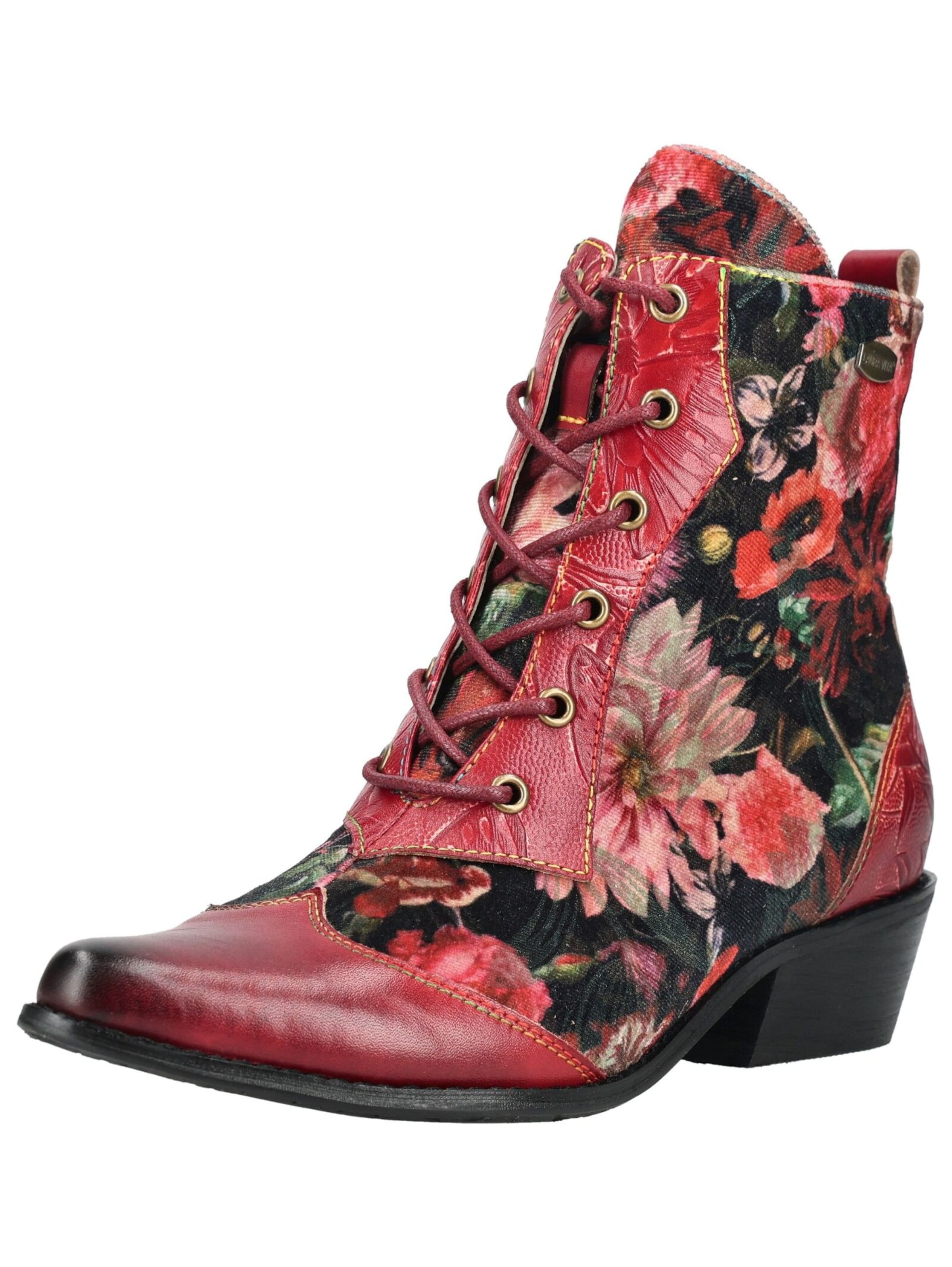 Laura Vita Stiefelette in Rot: Vorderseite