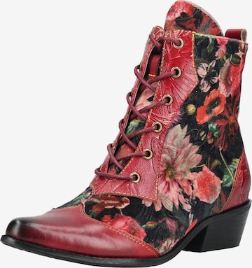 Laura Vita Stiefelette in Rot: Vorderseite