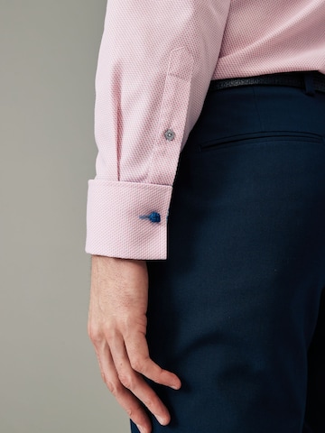Next Slim fit Button Up Shirt in Pink