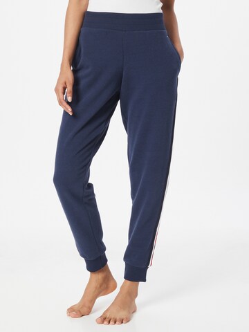 Tommy Hilfiger Underwear Tapered Pants in Blue: front