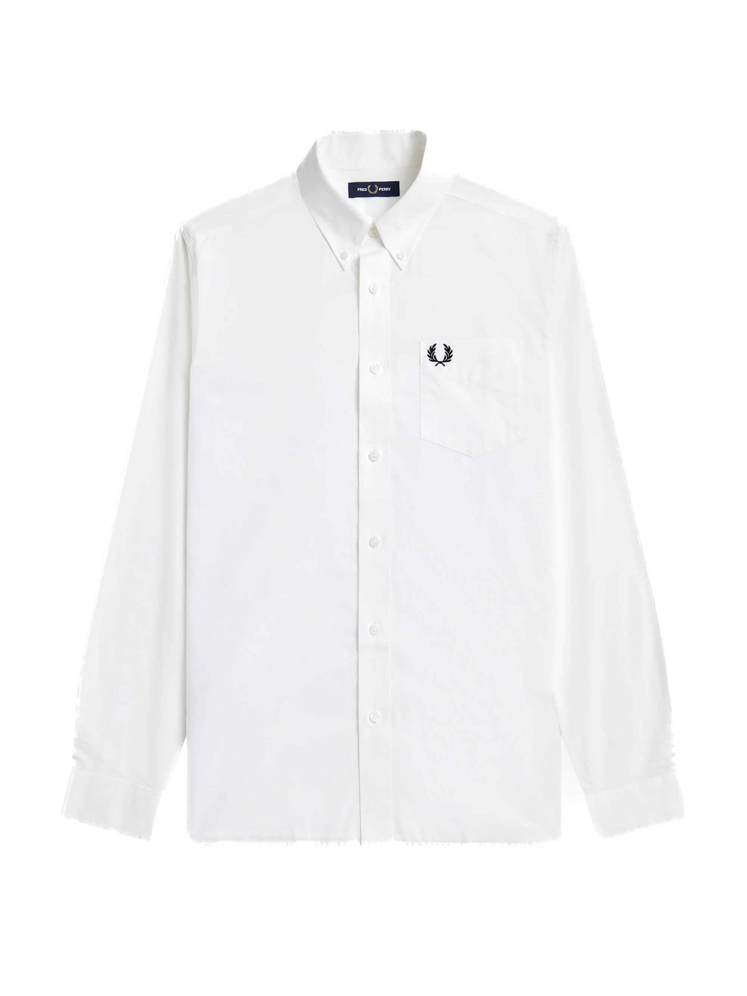 Fred Perry Regular fit Button Up Shirt in White: front