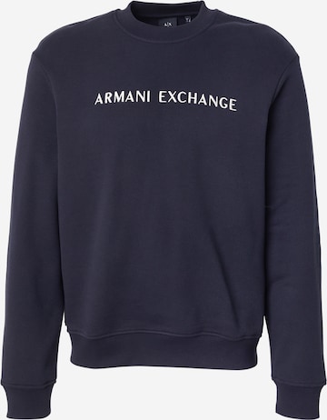 mėlyna ARMANI EXCHANGE Megztinis be užsegimo: priekis