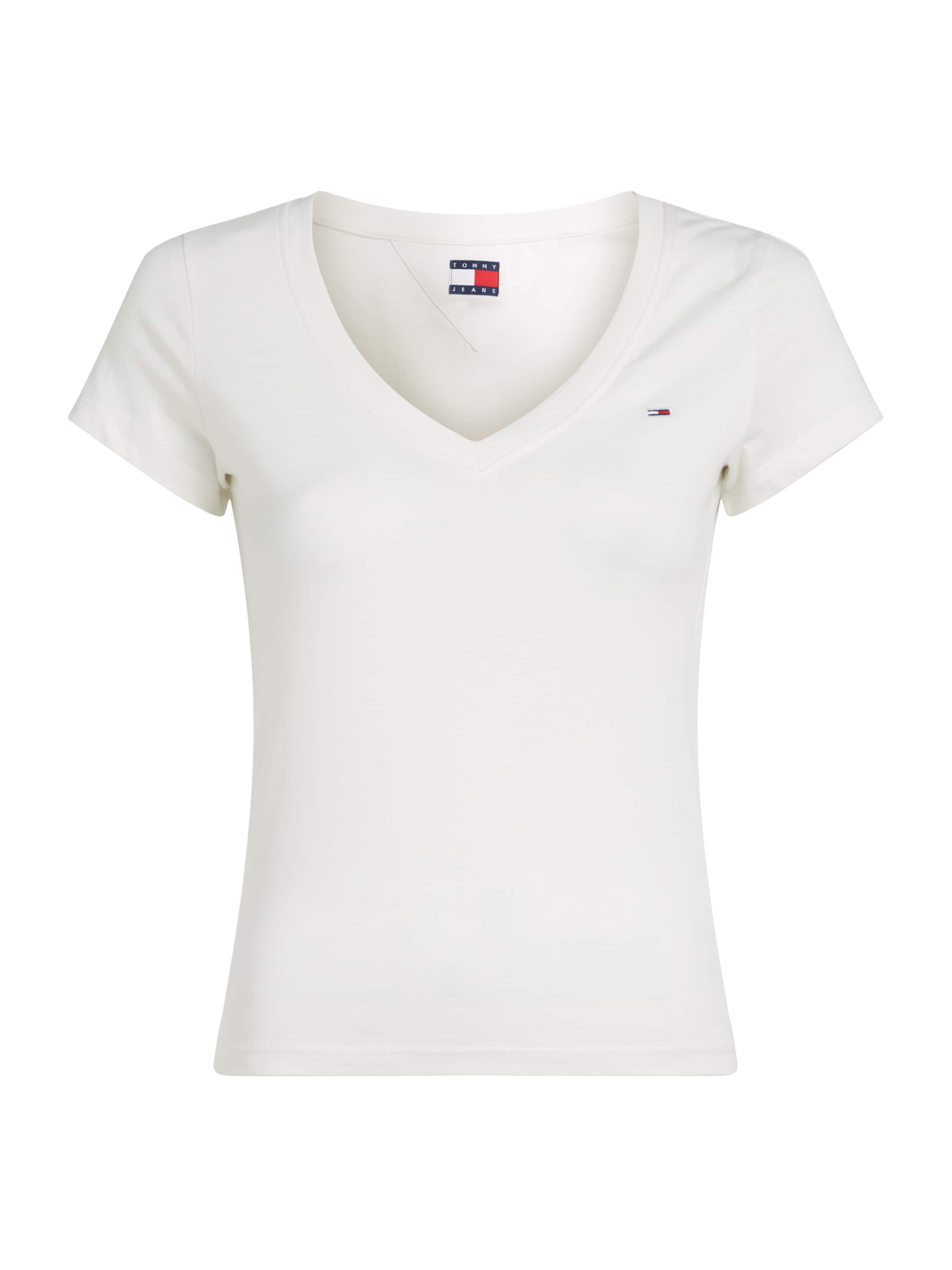Tommy Jeans Μπλουζάκι σε λευκό: μπροστά