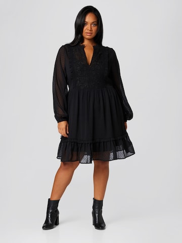 Robe Guido Maria Kretschmer Curvy en noir : devant