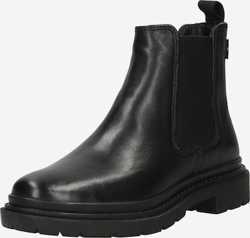 LEVI'S ® Chelsea boots 'Trooper' in Zwart: voorkant