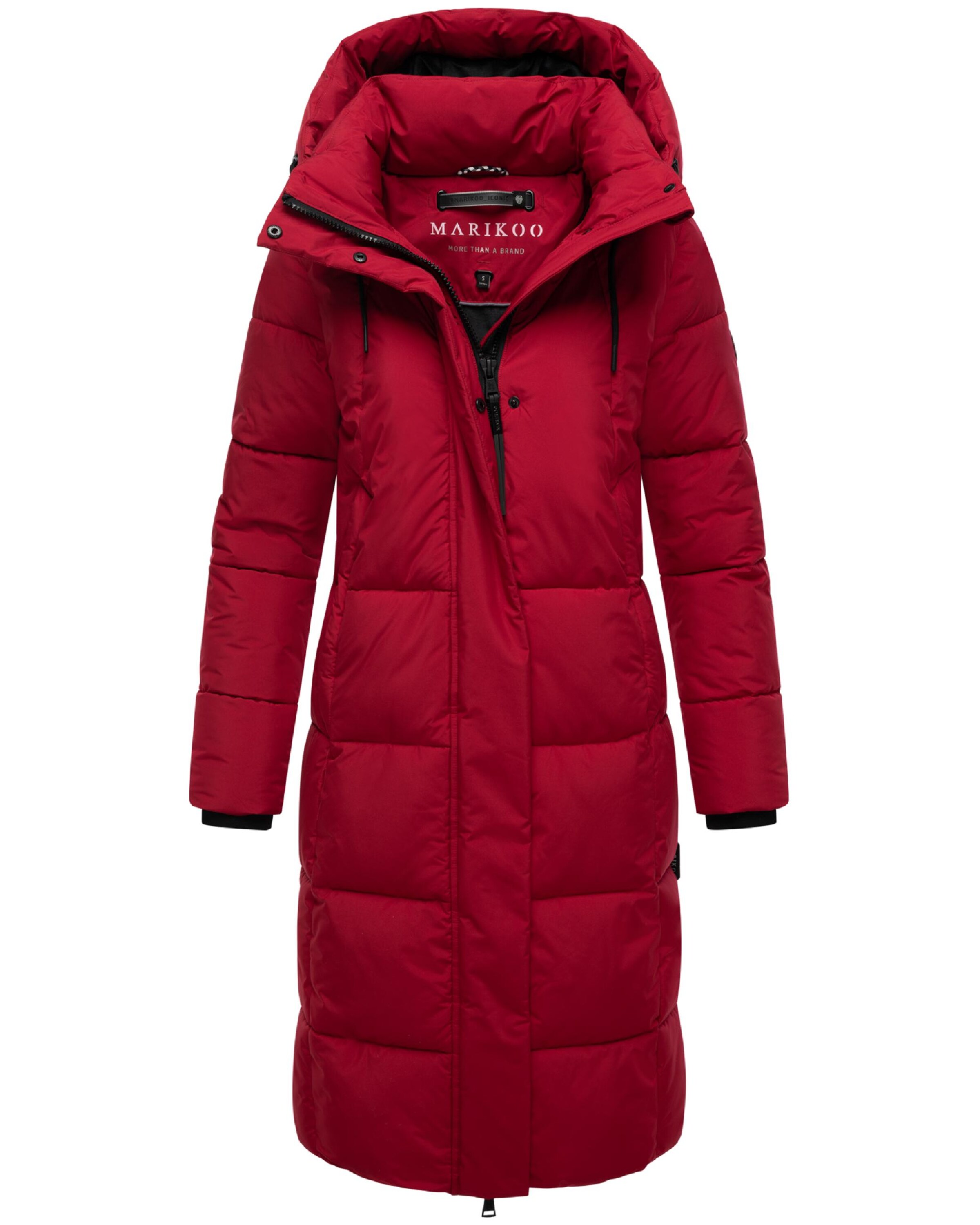 MARIKOO Winter coat 'Chumanii XVI' in Red