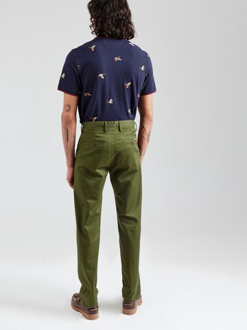 GANT Regular Панталон Chino в зелено