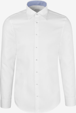 SEIDENSTICKER Regular fit Business shirt 'Schwarze Rose' in White: front