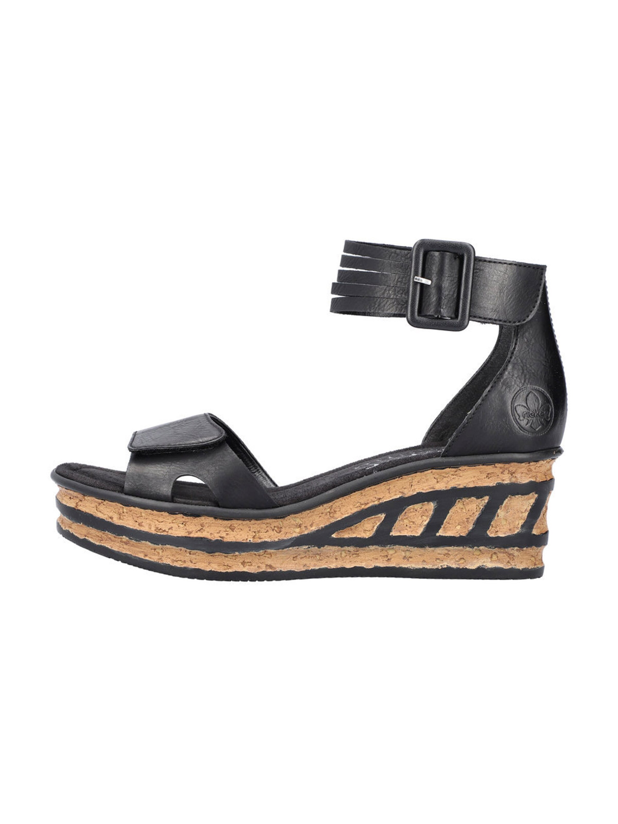 Rieker Sandály – černá