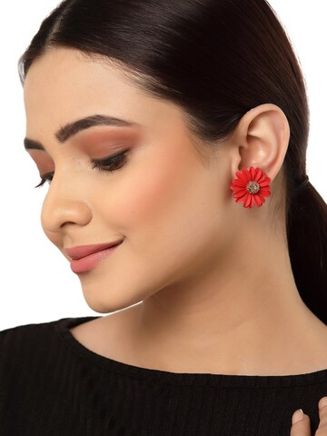 Boucles d'oreilles 'Genevieveette' AVANT-GARDE PARIS en rouge