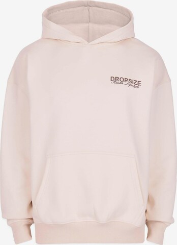 Dropsize Sweatshirt 'Hustle' in Beige: voorkant
