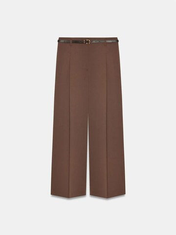Dilvin Wide leg Trousers in Brown: front