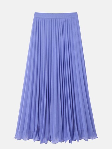 Touché Privé Skirt 'Pleated Chiffon Skirt' in Purple