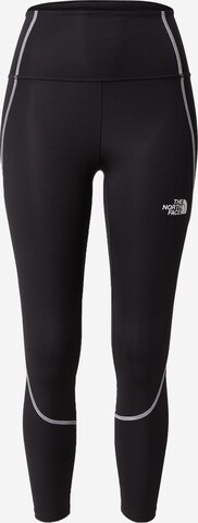 THE NORTH FACE Skinny Sportbroek 'HAKUUN' in Zwart: voorkant