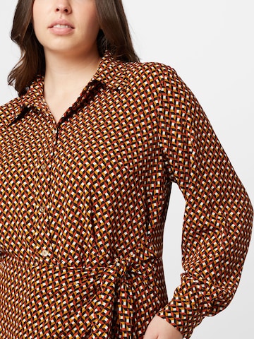 Abito camicia di Michael Kors Plus in rosso