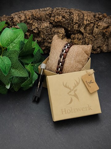 Holzwerk Bracelet 'LEHMSEE' in Brown