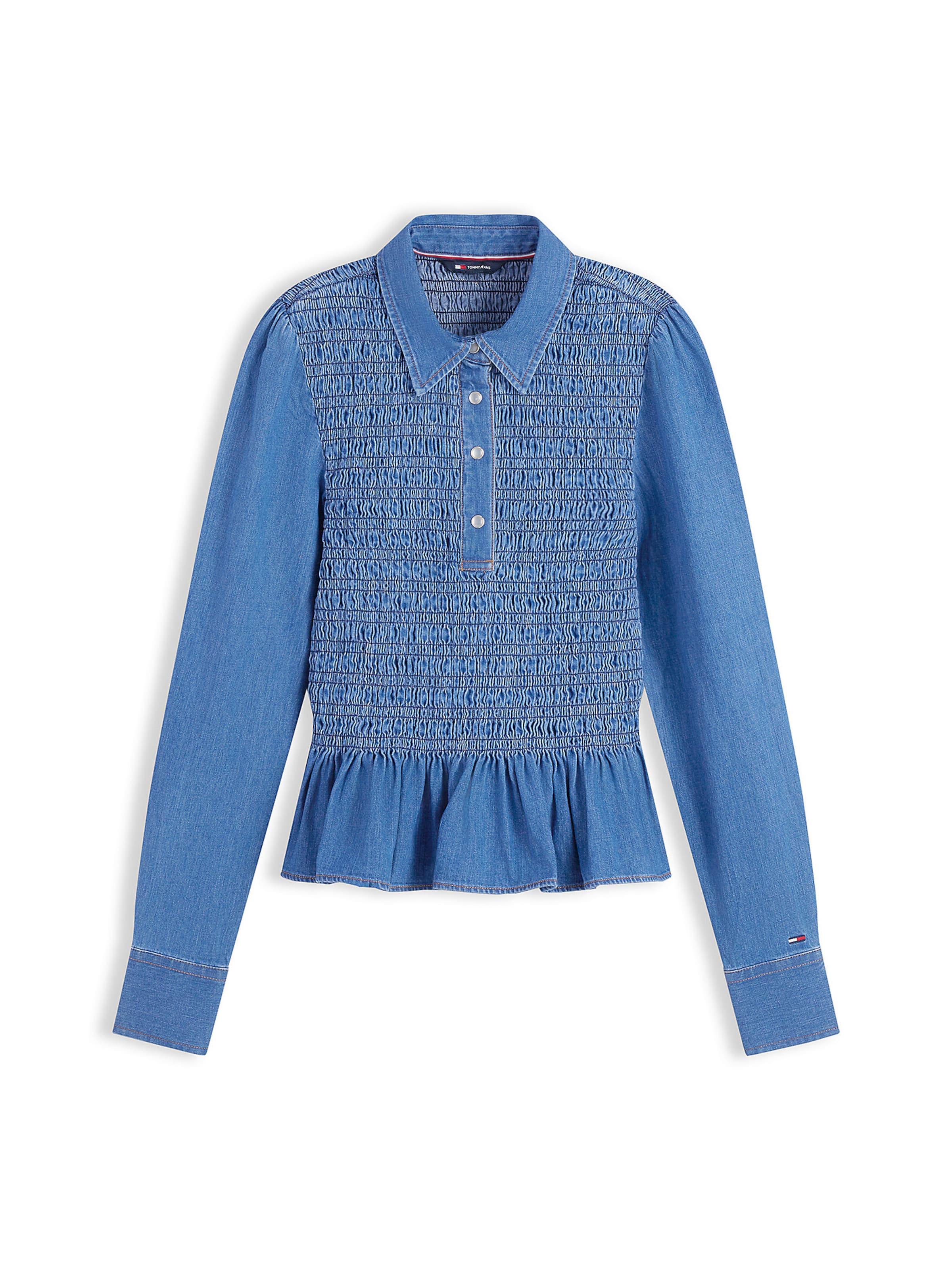 Tommy Jeans Blouse in Blue: front