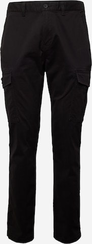 Tommy Jeans Cargo nadrágok 'AUSTIN' - fekete: elől