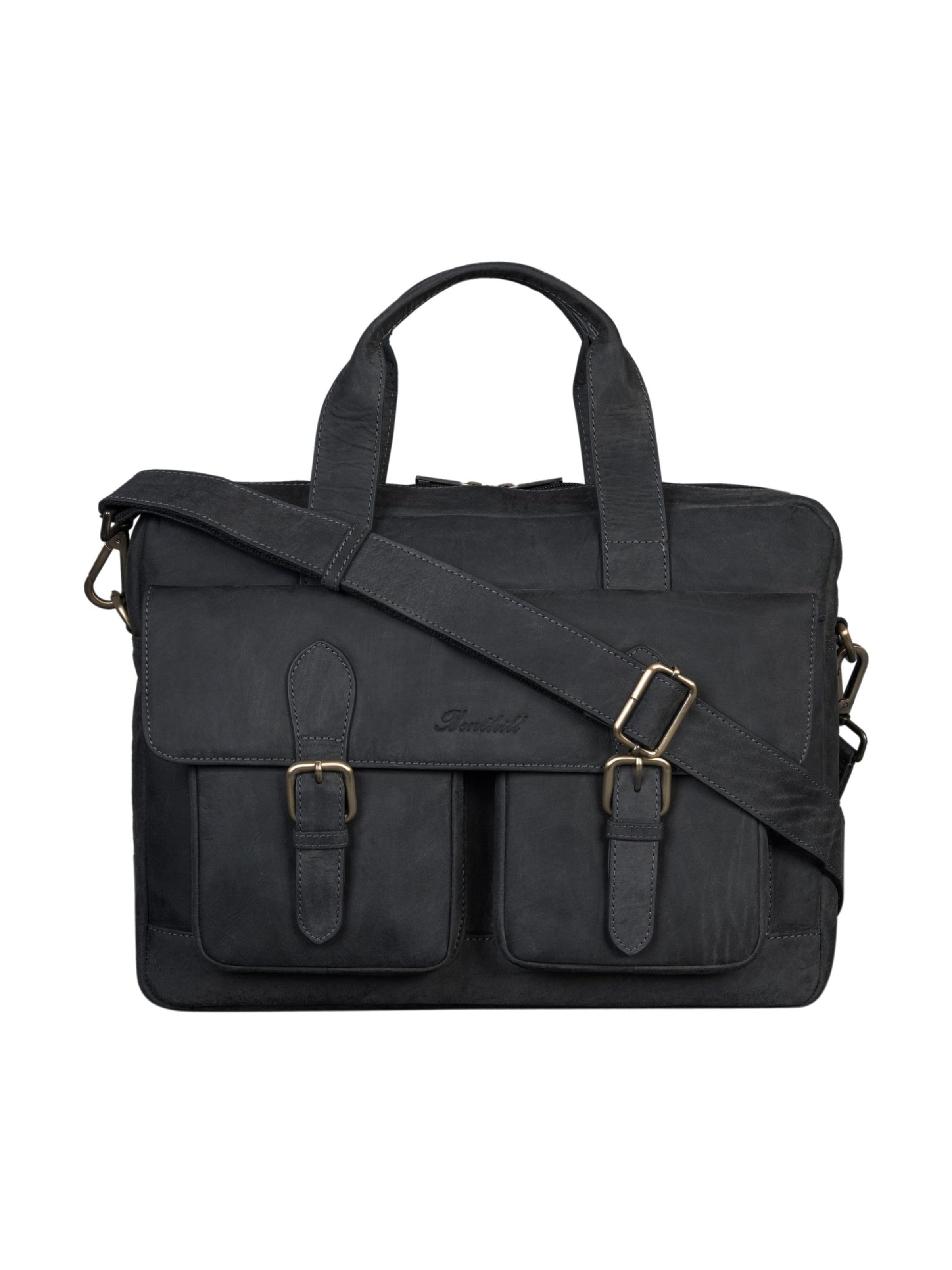 Benthill Aktenkoffer‌‌‌‌‌ in Schwarz: Vorderseite