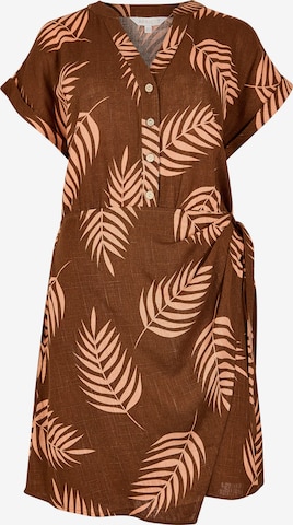 Robe ' ' Apricot en rouge : devant