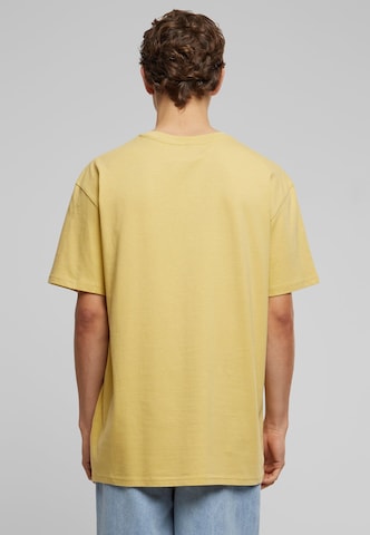 T-Shirt 'F*ke L*ve' MT Upscale en jaune