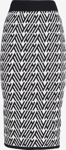 juoda Influencer Sijonas: priekis