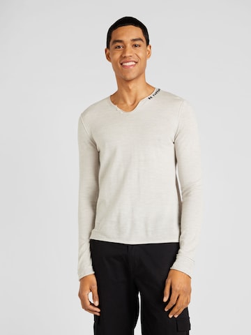 Zadig & Voltaire Pullover 'MONASTIR WE BE FUCKING NICE' i hvid: forside