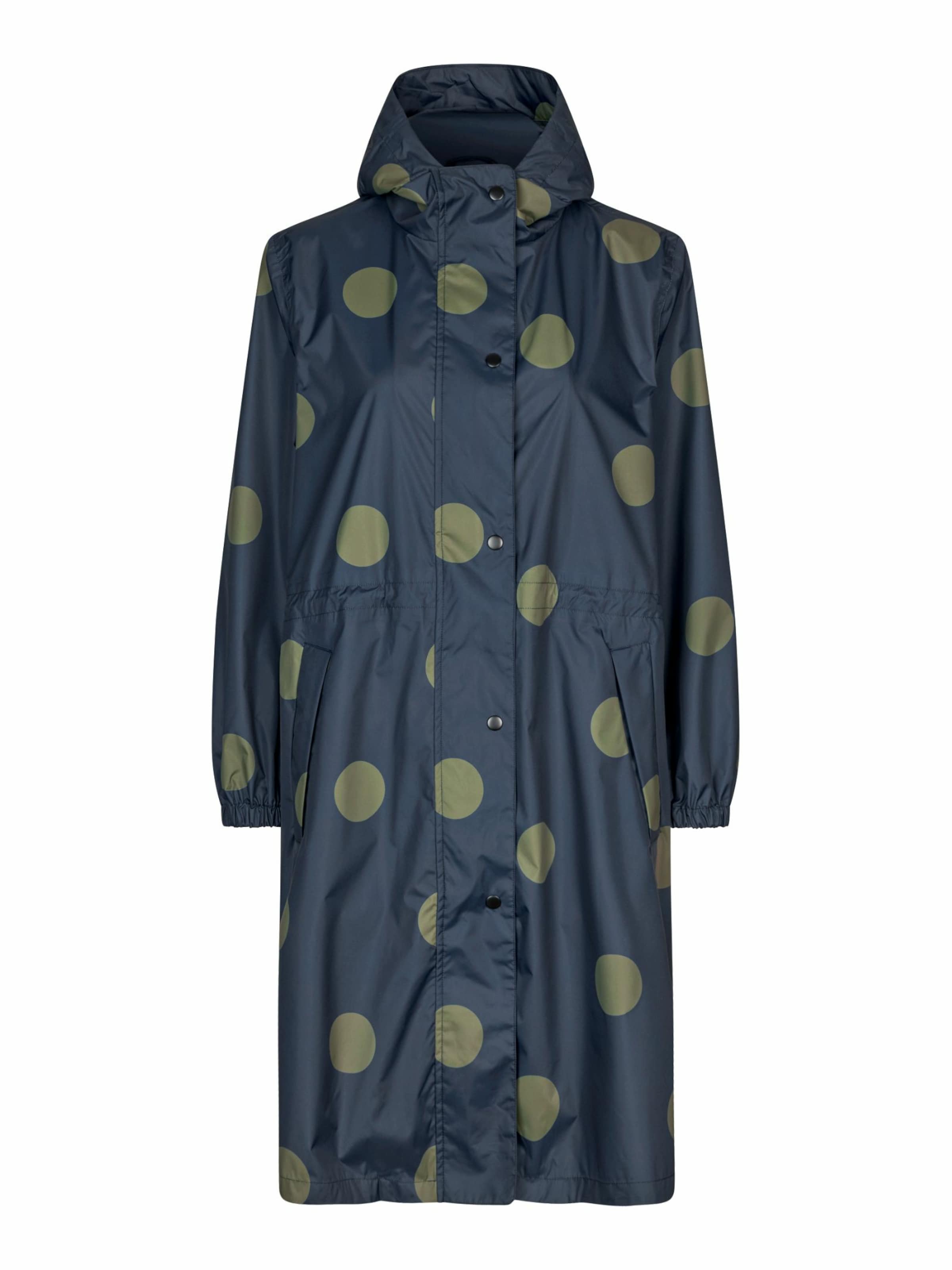 Manteau fonctionnel Masai en bleu : devant