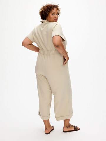 RYC by Angelina Kirsch Overall in Beige