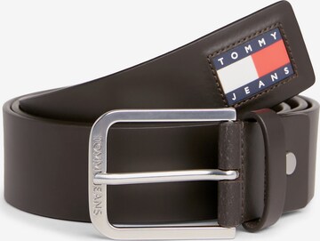 Tommy Jeans Riem in Bruin: voorkant