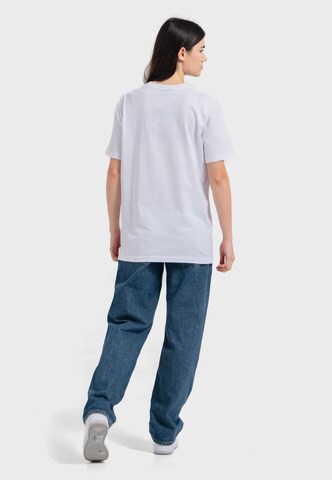 Oldskull T-Shirt 'Asian Lucky Dragon' in Weiß