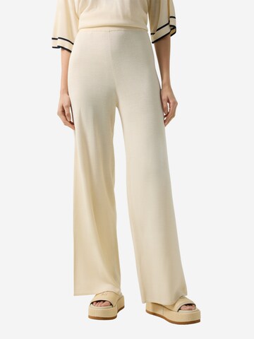 BOGNER Wide leg Pants ' Paula ' in Beige: front