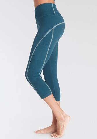 LASCANA ACTIVE Skinny Sporthose in Blau