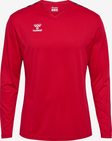 Hummel Performance Shirt 'Authentic' in Red: front