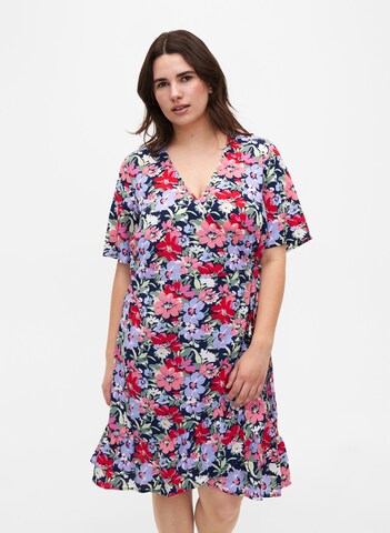 Zizzi Summer dress 'CAANNI' in Mixed colours: front